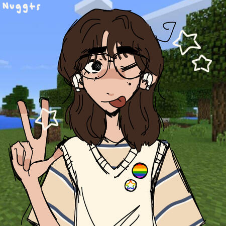 my avatar created using Nuggts' picrew :)