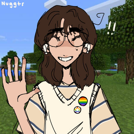 my avatar created using Nuggts' picrew :)
